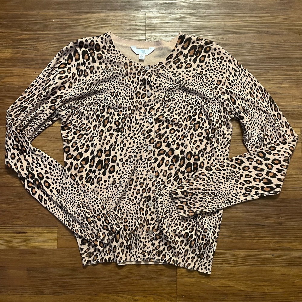Leopard Pin Up Cardigan